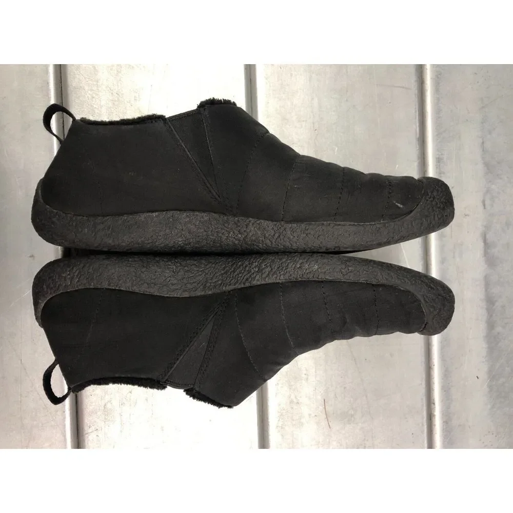 Keen Howser Slide Shoes Mens US 8.5 UK 7.5 Black Slip On Comfort Flat‎ Casual